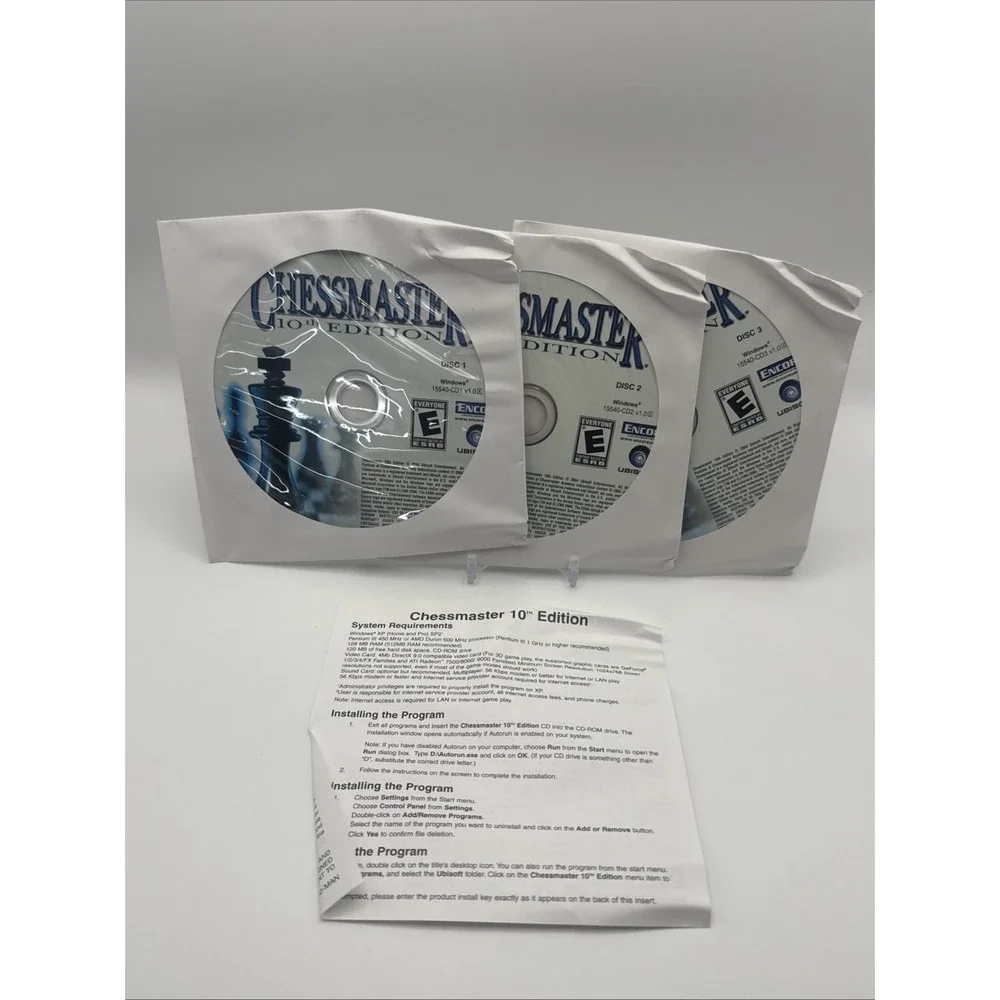 Chessmaster 10th Edition PC DVD-Rom CIB